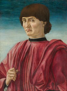 Portrait of a Gentleman by Andrea del Castagno